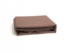 Простыня из сатина KARVEN P895 кофейная 160х240