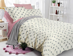 Постельное белье двухстороннее из сатина SAILID BL-33-4 семейное