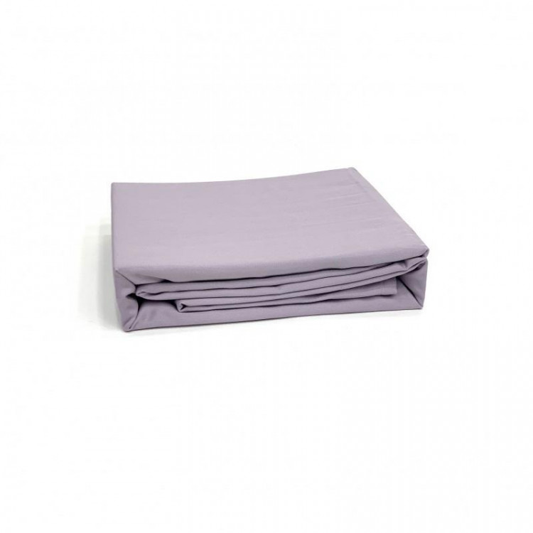 Простыня из сатина KARVEN P895 светло-лиловая 160х240
