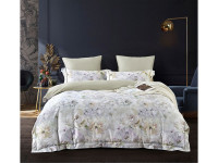 Постельное белье из египетского хлопка Premium ASABELLA Бутоны пионов 50х70 (2шт) и 70х70 (2шт) евро