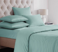 Пододеяльник из страйп-сатина SAILID ST-1-150х215 ментол 150х215