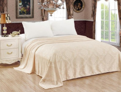 Плед однотонный из микрофибры с тиснением АЛЬВИТЕК ВЕНЕЦИЯ 062-pv 200х220