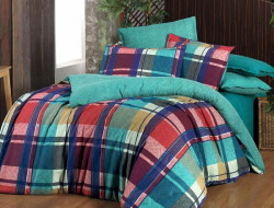 Постельное белье из фланели SAREV MARKIS YESIL 1,5-спальное