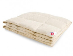 Одеяло детское пуховое кассетное Легкие Сны КАМЕЛИЯ шампань 110х140 теплое