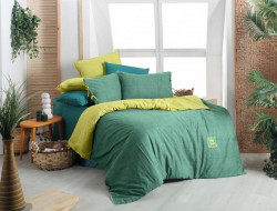 Постельное белье из поплина SAREV FANCY N194 MONTES V4-YESIL 50х70 (2шт) евро