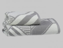 Полотенце махровое хлопковое SAREV H1039 PISA V1-GRI 50х90