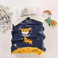 Плед детский фланелевый из микрофибры с шерпой TANGO LEONCELLO LEO-12 100х140