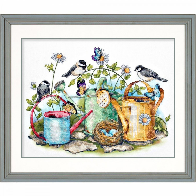 Набор для вышивания DIMENSIONS 70-03243 Лейки 35x27 см