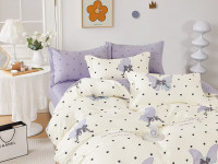 Постельное белье из твил-сатина TANGO бабочки 70х70 (2шт) семейное