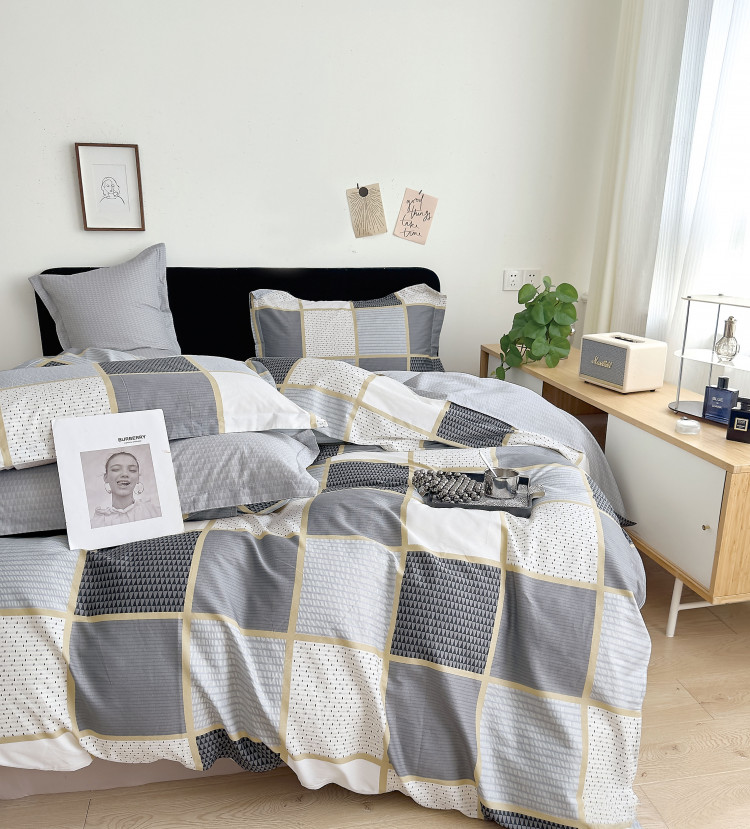 Постельное белье из твил-сатина в ПВХ TANGO стилотто 50х70 (2шт) евро