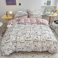 Постельное белье из сатина TANGO cute rabbit 70х70 (2шт) 1,5-спальное