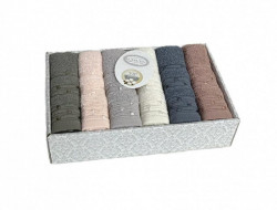 Набор кухонных полотенец махровых хлопковых KARVEN HM689 LUPEN V15 30х50 (6шт)