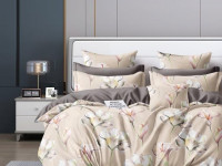 Постельное белье двухстороннее из твил-сатина SAILID BP-148-4 семейное