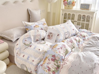 Постельное белье из твил-сатина TANGO dolly 70х70 (2шт) 1,5-спальное