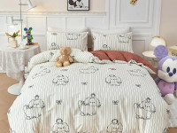 Постельное белье из сатина TANGO собачки 70х70 (2шт) 2-спальное