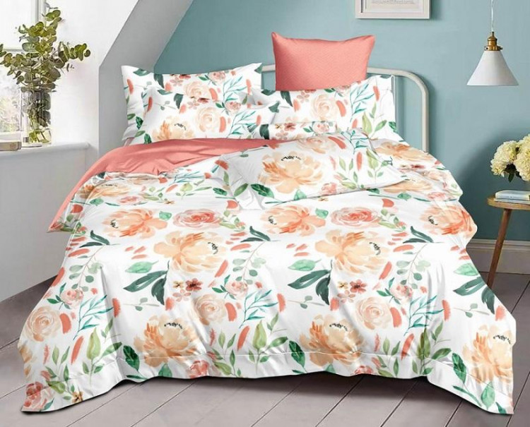 Постельное белье двухстороннее из твил-сатина SAILID BP-153-3 евро