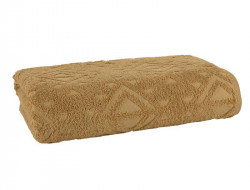 Полотенце махровое TAC JACQUARD HARDAL горчичное 50х90