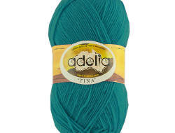 Пряжа ADELIA TINA №059 морская волна 100% акрил, 5 шт х 100 гр, 308 м +/- 10 м