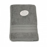 Полотенце махровое хлопковое KARVEN PETEK BORDUR DUZ H5160 LUX COTTON gri 70х140