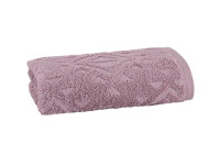 Полотенце махровое TAC JACQUARD LILAC сиреневое 50х90