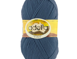 Пряжа ADELIA TINA №106 серая 100% акрил, 5 шт х 100 гр, 308 м +/- 10 м