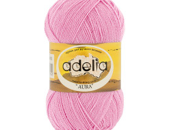 Пряжа ADELIA AURA №057 светло-розовая 100% акрил, 10 шт х 50 гр, 250 м +/- 5 м