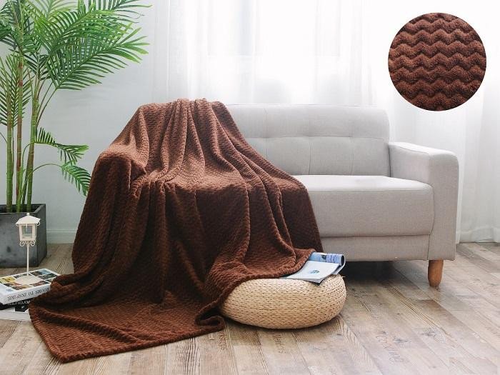 Плед из велсофта АЛЬВИТЕК SOFT PLUSH 001-SP 180х200