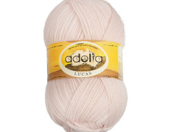 Пряжа ADELIA LUCAS №31 бледно-розовая 70% шерсть, 30% акрил, 5 шт х 100 гр, 218 м +/- 10 м