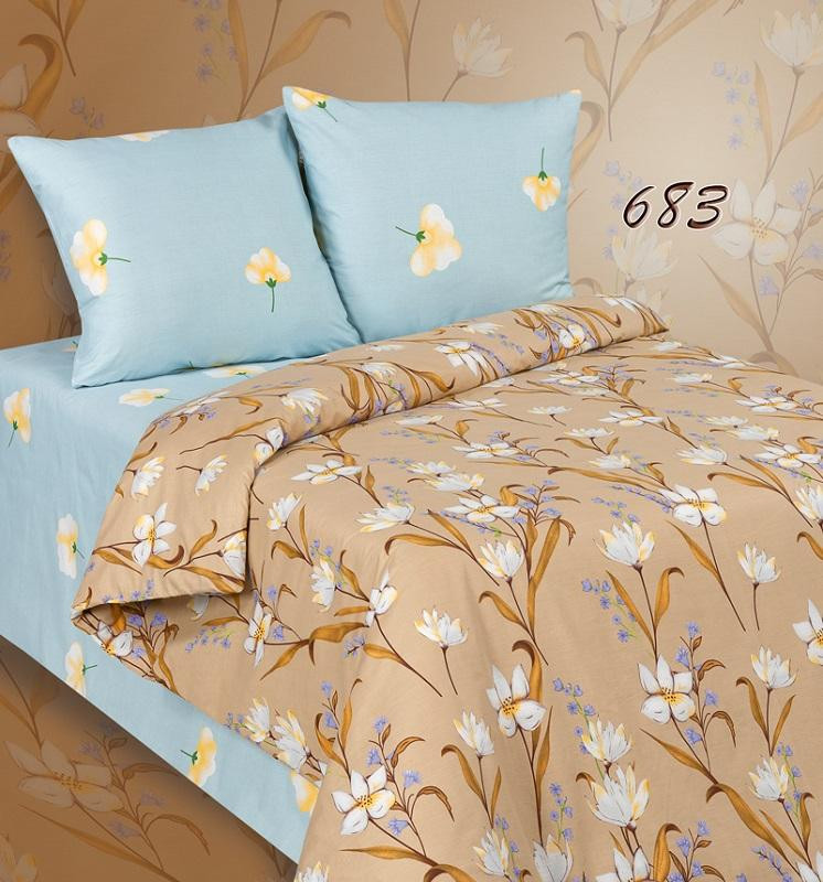 Постельное белье из поплина двухстороннее АЛЬВИТЕК ПА-683 евро