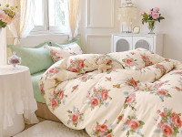 Постельное белье из твила TANGO розовая нега 50х70 (2шт), 70х70 (2шт) евро