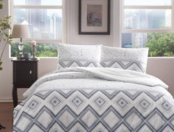 Постельное белье из ранфорса TAC RANFORCE PERRY синее 1,5-спальное