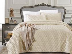 Покрывало с наволочками тонкое велюровое TANGO ARABESQUE ARA-06 240х260