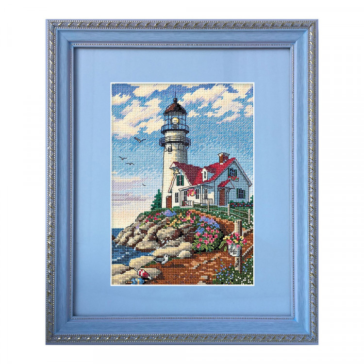 Набор для вышивания DIMENSIONS 06958 Маяк на скалистом мысе 13x18 см