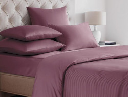 Простыня на резинке из сатина SAILID SL-8-160 божоле 160х200х25