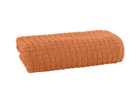 Полотенце махровое TAC DARBY DARK TERRACOTA терракотовое 50х90