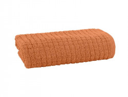 Полотенце махровое TAC DARBY DARK TERRACOTA терракотовое 50х90