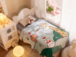 Плед детский из микрофибры TANGO 1014-75 ФЛАНЕЛЕВЫЙ 100х140