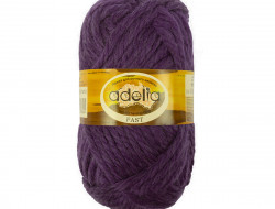 Пряжа ADELIA FAST №10 фиолетовая 78% акрил, 22% шерсть, 3 шт х 150 гр, 45 м +/- 2 м