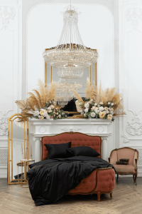 Постельное белье GERMAN GRASS DIAMOND BLACK GRASS 50х70 (2шт) семейное