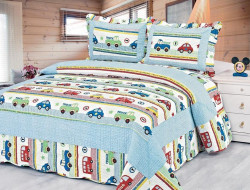 Покрывало с наволочками хлопковое TANGO PATCHWORK PW333-198 230х250