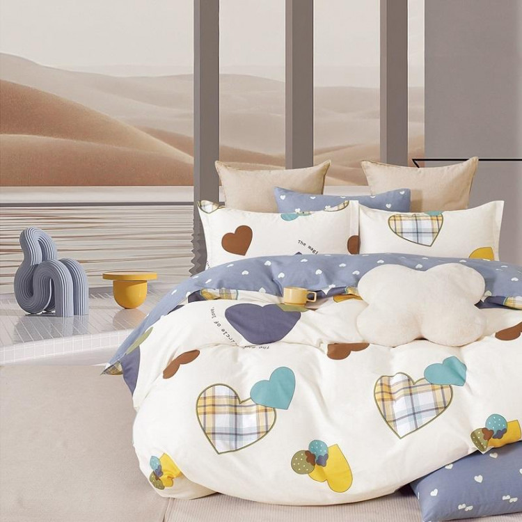 Постельное белье из твила TANGO от сердца к сердцу 50х70 (2шт), 70х70 (2шт) евро