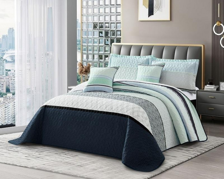 Покрывало с наволочками тонкое из полисатина TANGO LAFAYETTE триосс 240х260