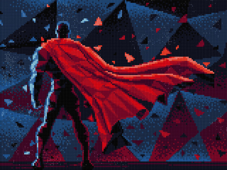 Кристальная (алмазная) мозаика ФРЕЯ ALVA-32 Супергерой