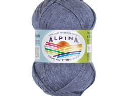 Пряжа ALPINA NORI №11 серо-голубая 56% акрил, 44% хлопок 10 шт х 50 гр, 100 м +/- 5 м