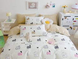 Постельное белье из твил-сатина TANGO мяу 70х70 (2шт) 2-спальное
