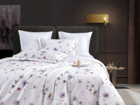 Постельное белье из египетского хлопка Premium ASABELLA Ботаника 50х70 (2шт) и 70х70 (2шт) семейное