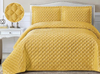 Покрывало с наволочками тонкое из велюра TANGO FRENCH CROWN FC-13 240х260