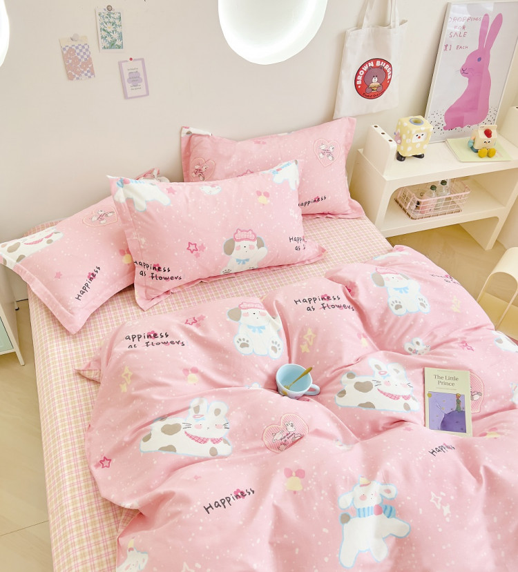 Постельное белье из твил-сатина TANGO happiness 50х70 (2шт) 2-спальное