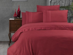 Постельное белье из DELUXE ранфорса KARVEN N030 GALA RED 50х70 (2шт), 70х70 (2шт) семейное