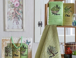 Набор кухонных полотенец ОЛИВКИ 30х50 (3шт)